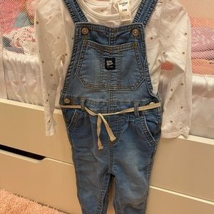 Denim Overall Set